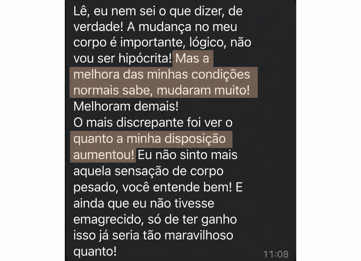 Depoimento de paciente 4
