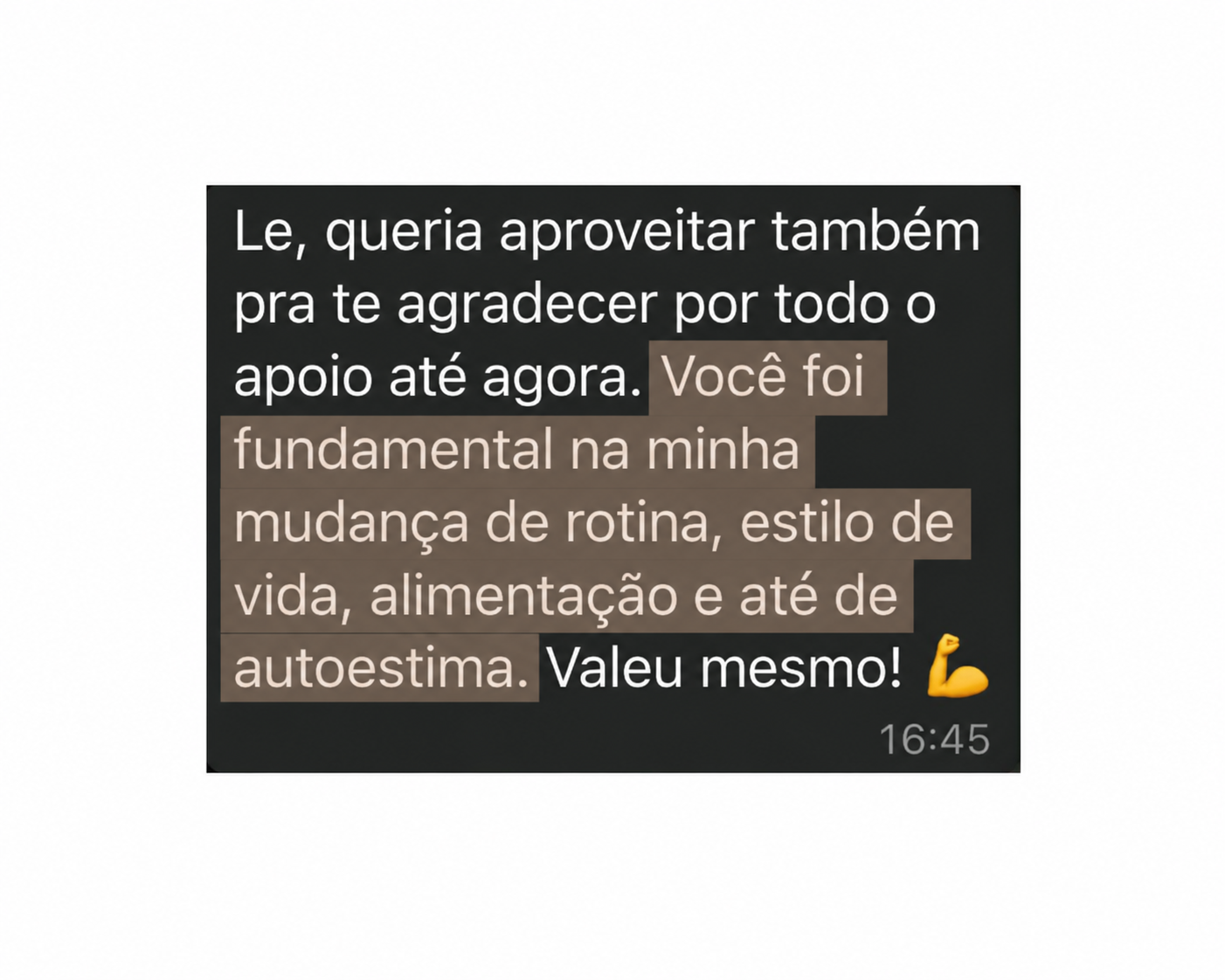Depoimento de paciente 5
